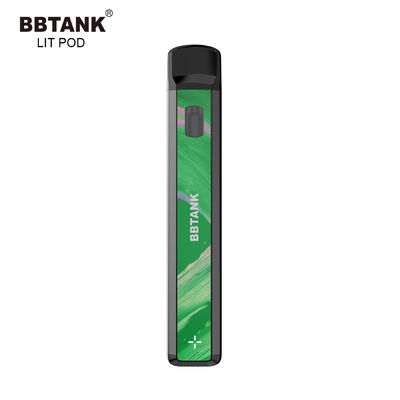 Pin có thể sạc lại cuộn dây gốm 1.0ml dầu cbd thiết bị vape pod dùng một lần