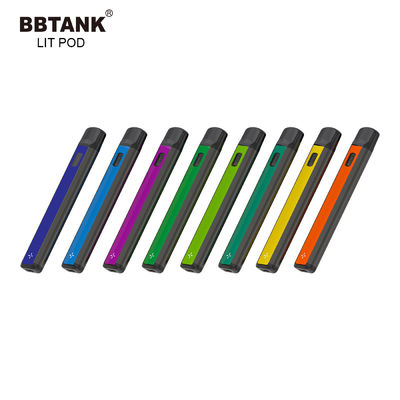 Pin có thể sạc lại cuộn dây gốm 1.0ml dầu cbd thiết bị vape pod dùng một lần