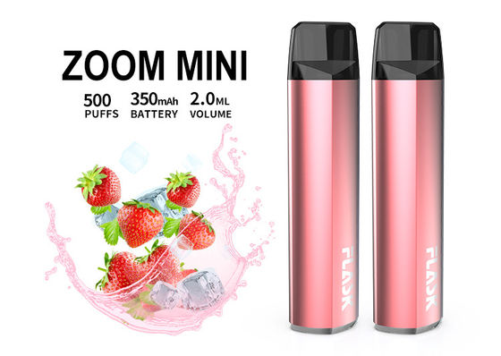 Hương vị tinh khiết Thiết bị hệ thống Pod 2.0ml 350mAh 500 Puffs Vape dùng một lần