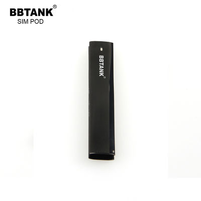 0,5gram Thuốc lá điện tử khói CBD Thiết bị Vape dùng một lần Mạ điện đen