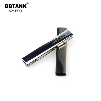 0,5gram Thuốc lá điện tử khói CBD Thiết bị Vape dùng một lần Mạ điện đen
