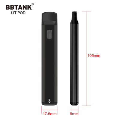 Thiết bị vape dùng một lần 1gram THC, Gậy vape dùng một lần có thể sạc lại CBD