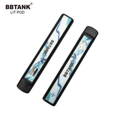 Delta 8 cbd thc gốm dầu dày 1.0ml thiết bị vape pod có thể sạc được một lần