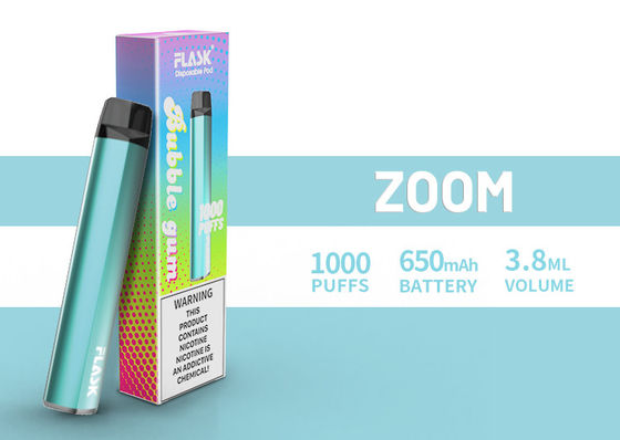 ZOOM dùng một lần Vapepen vapenation 1000puffs 650Mah Cotton Organic
