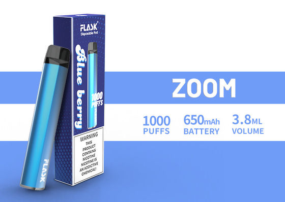 ZOOM dùng một lần Vapepen vapenation 1000puffs 650Mah Cotton Organic