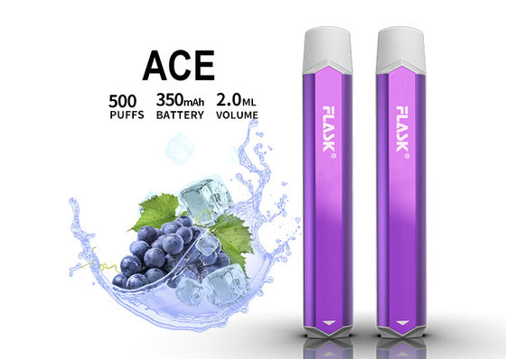 Bút hơi có hương vị Grape Ice 2g, Bút vape dùng một lần 400mAH