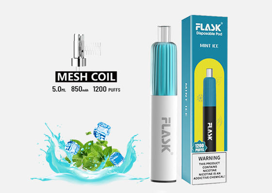 3.7V 2 hương vị Vape dùng một lần 850mAh E Cig Starter Kits 2% Nicotine Salt