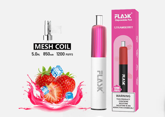 Thuốc lá điện tử 5.0ml 1200 Puffs Thuốc lá dùng một lần