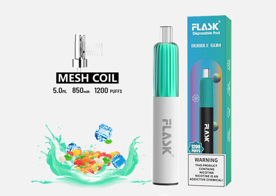 Thuốc lá điện tử 5.0ml 1200 Puffs Thuốc lá dùng một lần