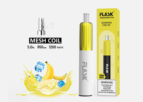 Thuốc lá điện tử 5.0ml 1200 Puffs Thuốc lá dùng một lần