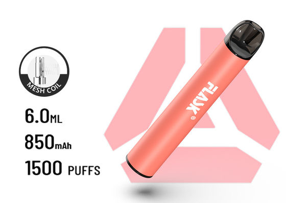 F900 P6 tốt nhất AirFlow VapePen dùng một lần pin lớn 1500puffs pin meshcoil Dung lượng 850Mah