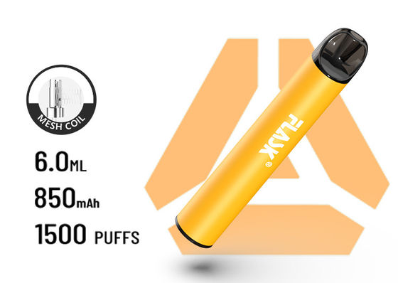 F900 P6 tốt nhất AirFlow VapePen dùng một lần pin lớn 1500puffs pin meshcoil Dung lượng 850Mah