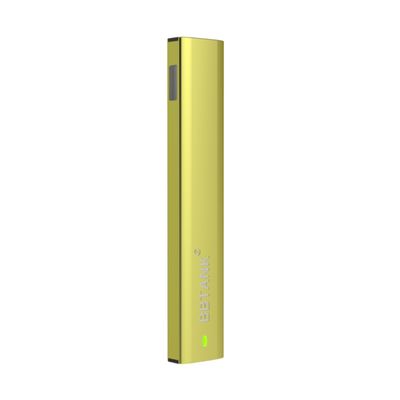 Thiết bị đốt thuốc lá điện tử dùng một lần màu vàng 3.7V 350mAh