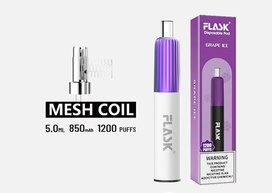 CE 304SS Flavouzer Pen, 1200 Puffs Dùng một lần Vape Stick