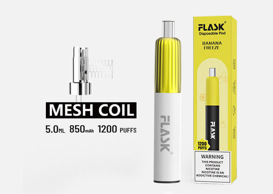 Thiết bị muối Smok Nic 5.0ml, Thuốc lá điện tử lỏng 1200 Puffs E