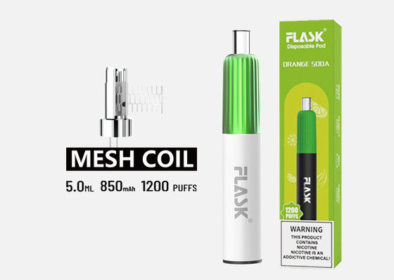 ODM 5ml Hương vị kép Chứng nhận Vape Pod ROHS dùng một lần