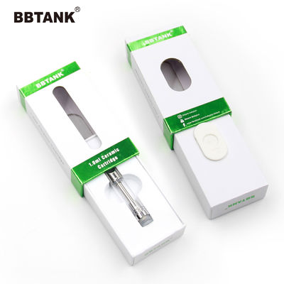 Delta 8 Thuốc lá điện tử 1.0ml CBD THC Vape Cartridge Cuộn gốm