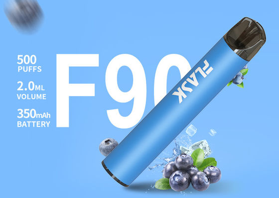 2.0ml Flavoured Vaporizer Pen 500 Puffs Thuốc lá E dùng một lần