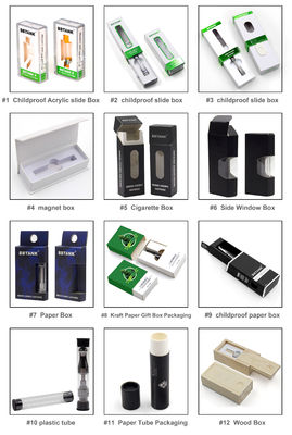 FCC Handmade CMYK Hộp đóng gói gấp cho CBD Vape Pen