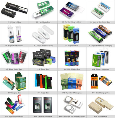 FCC Handmade CMYK Hộp đóng gói gấp cho CBD Vape Pen