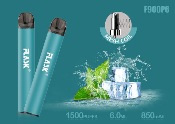Thiết bị hút muối Nic 50mg, Bút vape CBD dùng một lần 850 mah Thép không gỉ 304