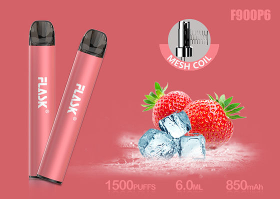 Thiết bị hút muối Nic 50mg, Bút vape CBD dùng một lần 850 mah Thép không gỉ 304