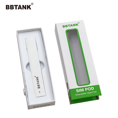 Giấy nghệ thuật thủ công Vape Pen Hộp bao bì Lớp phủ UV dùng một lần