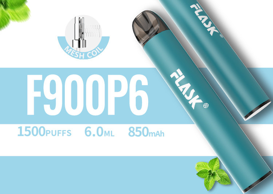 RGBvape SS304 Ecig 1500 Puff Thiết bị vape dùng một lần với lưới cuộn