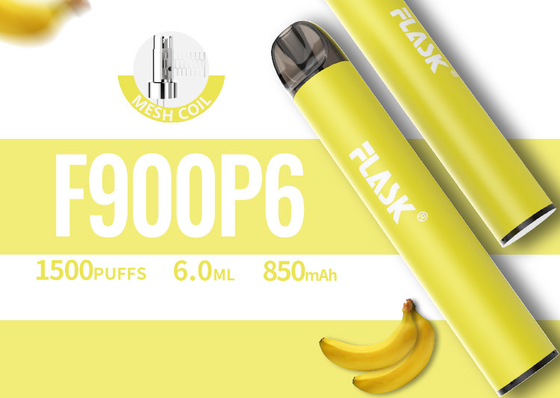 RGBvape SS304 Ecig 1500 Puff Thiết bị vape dùng một lần với lưới cuộn