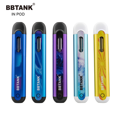 Delta 8 Delta 10 Thiết bị Vape dùng một lần có thể sạc lại 2ml Ceramamic Coil