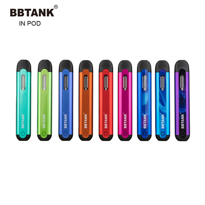 THC Vape dùng một lần BBTANK IN pod Sạc lại E-cig 350 mah Hệ thống pod dầu dày Delta 8 vape pen Bút dầu CBD