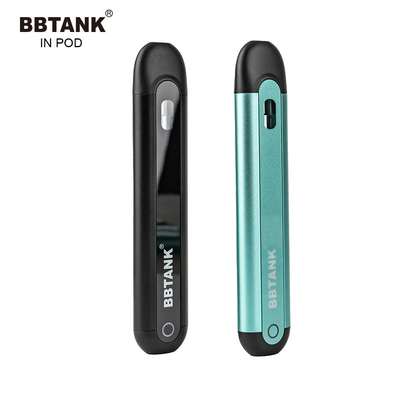 BBTANK IN POD THC Dầu cất Thiết bị Vape dùng một lần 2ml Gốm Vape Pod với 100% quy trình kiểm soát chất lượng