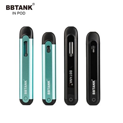 BBTANK IN POD THC Dầu cất Thiết bị Vape dùng một lần 2ml Gốm Vape Pod với 100% quy trình kiểm soát chất lượng