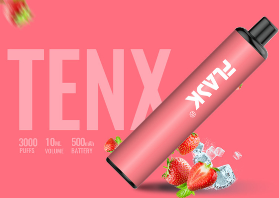 Mesh Coil 3000 Puffs 10ml Flavouzer Pen Pin 3.7V 1400mAh