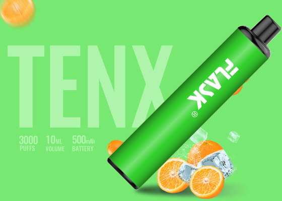 Mesh Coil 3000 Puffs 10ml Flavouzer Pen Pin 3.7V 1400mAh