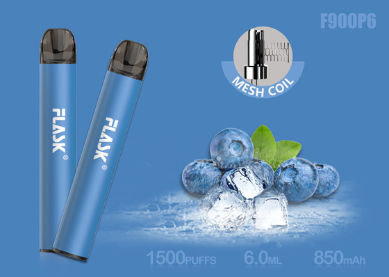 OEM ODM 1500 Puff 850mAh Thiết bị Vape Pod dùng một lần 6.0ml E Liquid