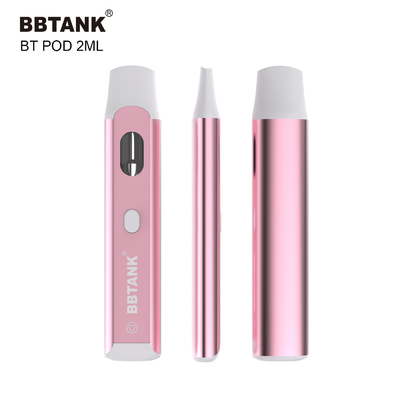 BBtank Vape Pod dùng một lần 2.0ml Có nút cho Cần sa Dầu dày Delta 8 HHC