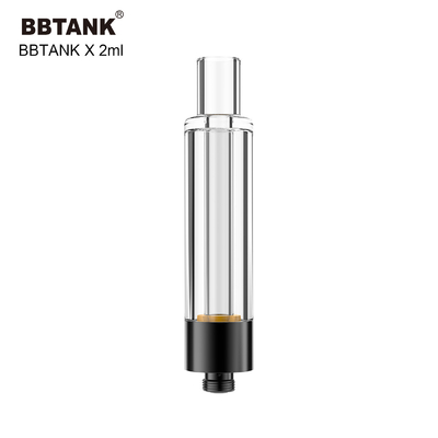 Hộp mực dầu CBD 2ml Cuộn dây gốm Tất cả bằng thủy tinh Hộp mực 510 Threa Không bị rò rỉ