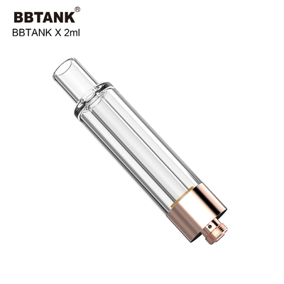 Hộp mực dầu CBD 2ml Cuộn dây gốm Tất cả bằng thủy tinh Hộp mực 510 Threa Không bị rò rỉ